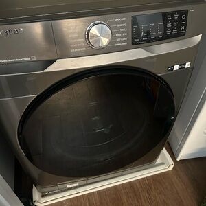 Samsung Gray Front Load Washer with Digital Controls